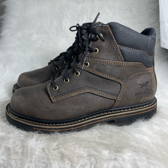 Red Wing Irish Setter Work Boots Mens 9.5 D Farmington 6\